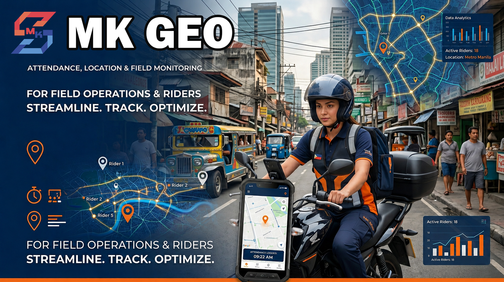 GPS and location tracking on a map
